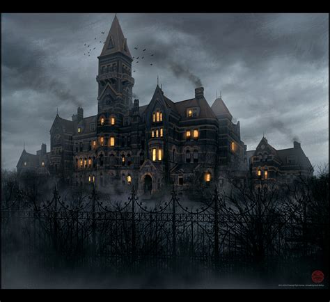 Mark Molnar - Sketchblog of Concept Art and Illustration Works: Arkham Horror - Arkham Asylum