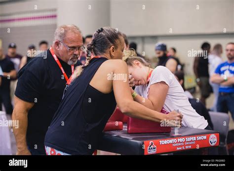 female arm wrestling match Stock Photo - Alamy