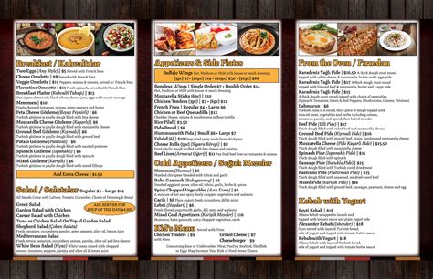 Menu - Istanbul Grill DE