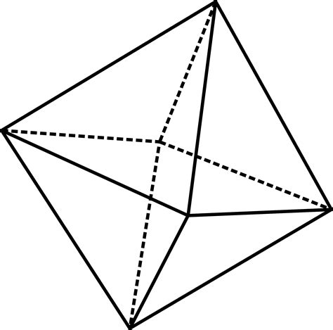 Clipart - Octahedron