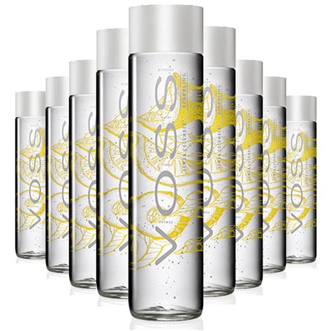 Voss Lemon Cucumber All Natural Flavored Sparkling Water, 12.6 oz Glass Bottles (6 Pack)- Buy ...