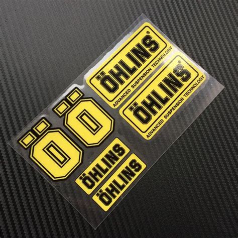 ohlins shock absorbers ohlins sticker motorcycle sticker for honda ...