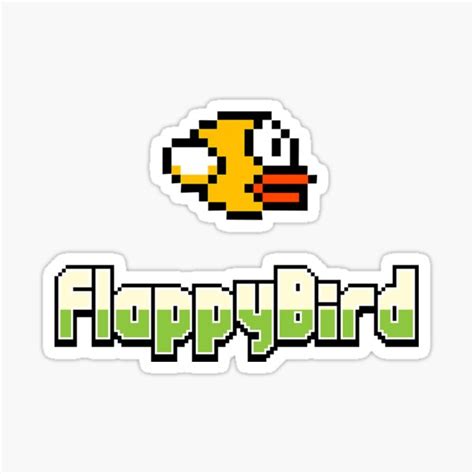 "flappy bird" Sticker for Sale by EF72 | Redbubble