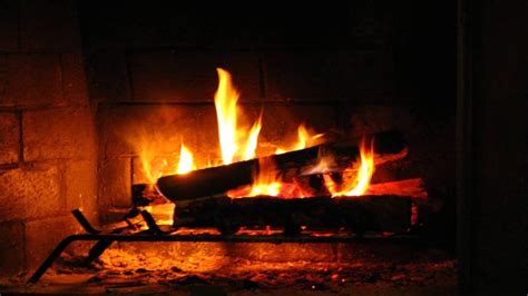 Burning Fireplace with Crackling Fire Sounds -Soothing Sounds- - YouTube