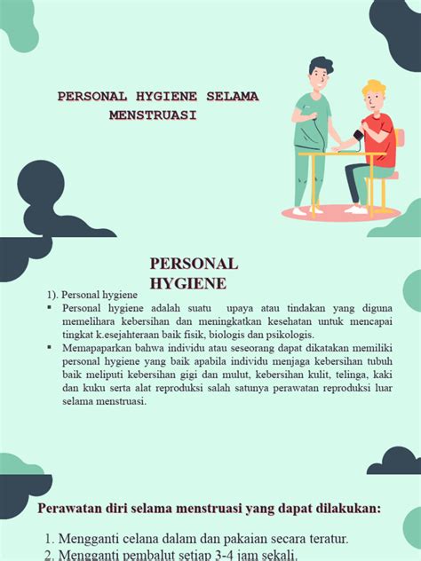 Ppt Personal Hygiene Saat Menstruasi | PDF