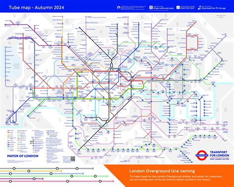 London Overground Map: New Names & Colours and Where They Go