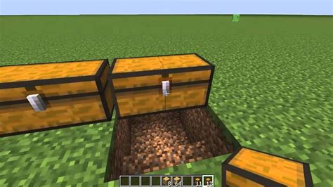 Minecraft Quick Tips: How To Put Double Chests right next to eachother - YouTube