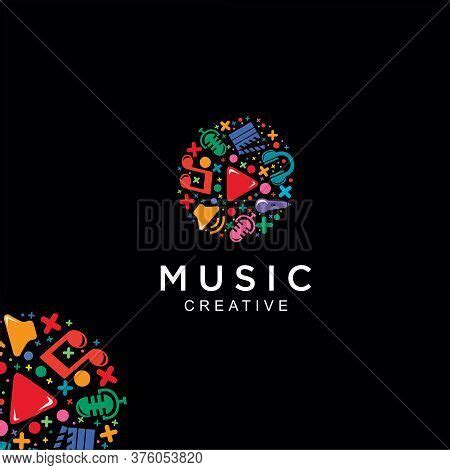 Media Music Logo Vector & Photo (Free Trial) | Bigstock