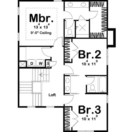 Modern Farmhouse Plan: 1,994 Square Feet, 3 Bedrooms, 2.5 Bathrooms - 963-00168 New House Plans ...