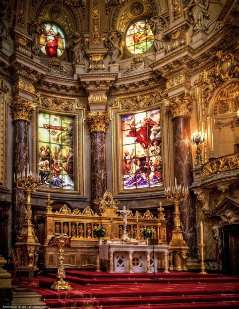 Interior shot of Berlin Cathedral altar | Cathedral, Sacred architecture, Cathedral architecture