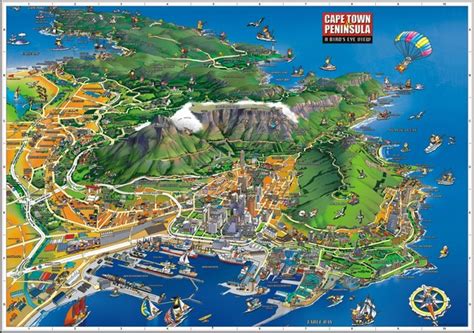 Cape Town Map - South Africa