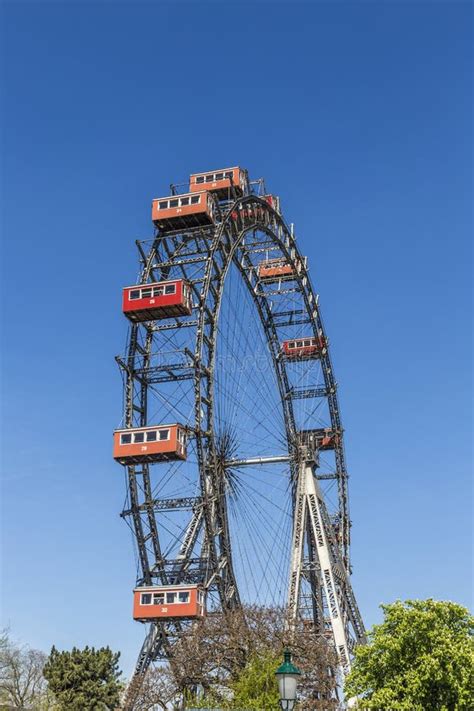 A View of the Wiener Riesenrad in Prater Editorial Stock Image - Image ...