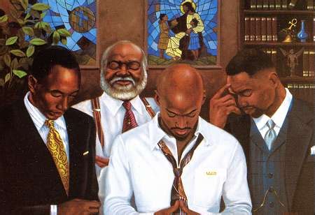 African American Men Church Clip Art