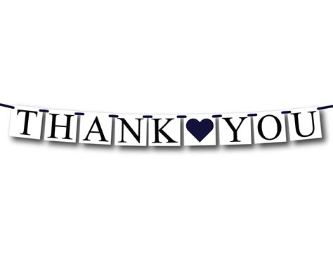 Thank You Banner - Baby Shower Decor - Bridal Shower Decoration ...