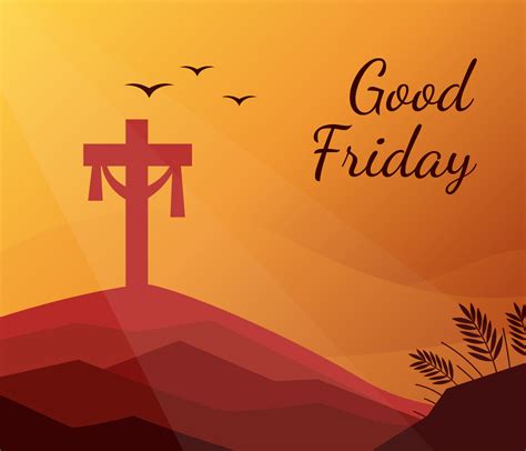 Jesus Cross Good Friday Background 194311 Vector Art at Vecteezy