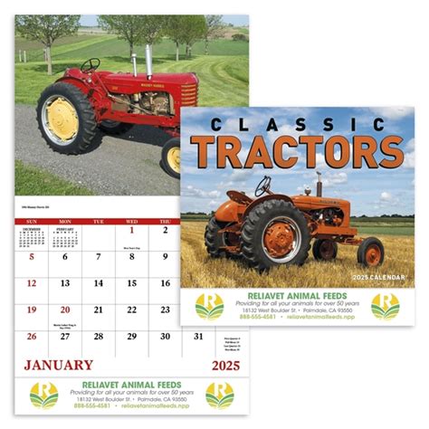 Promotional Classic Tractor Calendar