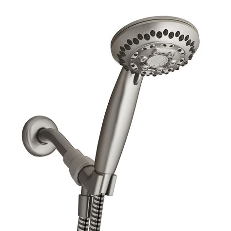 Waterpik 6-Mode EcoFlow Hand Held Shower Head, Brushed Nickel VSR-669NT ...