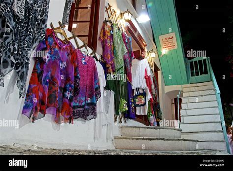 night, Chora, Mykonos, Greece Stock Photo - Alamy