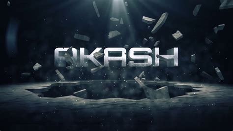 Akash Name Logo Wallpaper