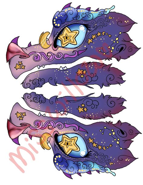 Galaxy Printable Paper Dragon Puppet Template Base Pattern - Etsy UK in ...