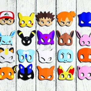 Pokemon Masks, Pokemon Printables, Pokemon Party, Pokemon Costume, Sonic, Printable Kids Masks ...