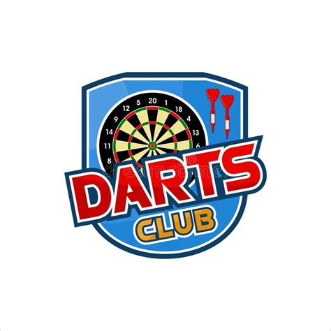 Set Of Darts Club Or Sport Competition Emblems, Labels And Design ...