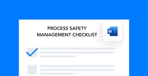 Process Safety Management Checklist | Frontline