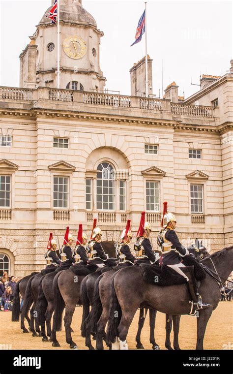 Parading at Horse Guards Parade, London Stock Photo - Alamy