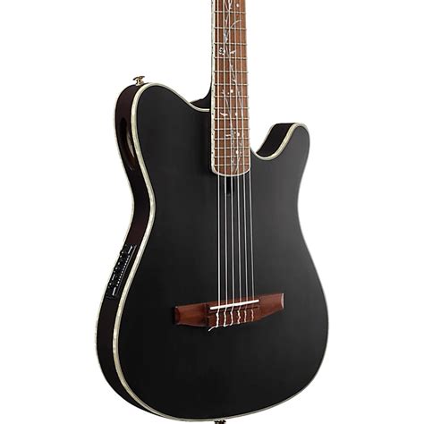 Ibanez TOD10N Tim Henson Signature Nylon Acoustic-Electric Guitar Black ...