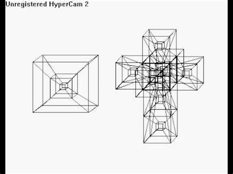 unraviled 5 dimensional hypercube - YouTube