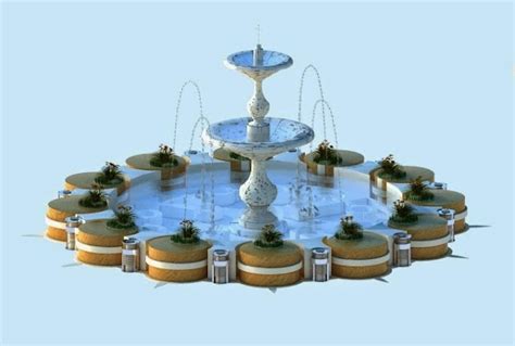 Free Sketchup 3D Model Fountain - Architecture Design | sketchup, Dwg, Tutorials