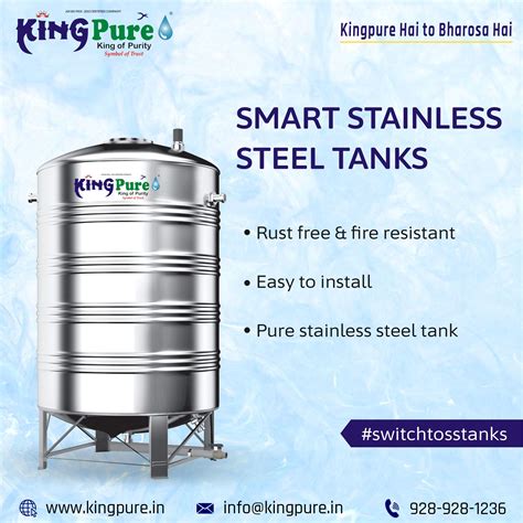 Stainless Steel Water Tanks: fixed and Safe Water Storage Tank