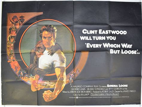 Every Which Way But Loose - Original Cinema Movie Poster From ...