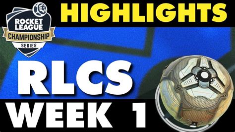 Rocket League | RLCS Highlights (Championship Series Open Qualifiers Week 1) - YouTube