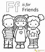 Friends Logo Coloring Page Pages sketch template