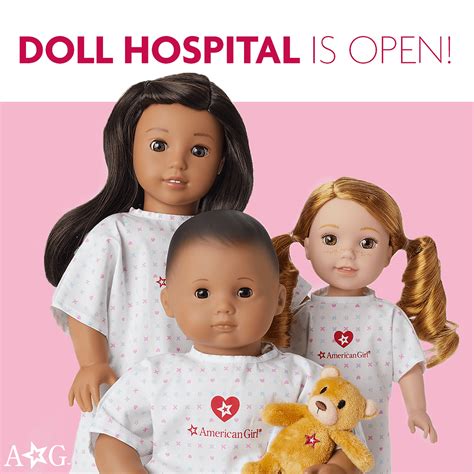 American Girl New Doll Hospital Gowns