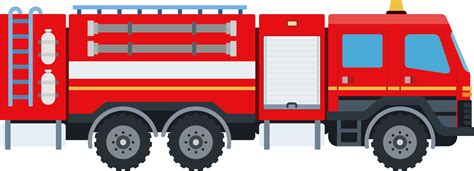 Fire engine Car Fire department Firefighter - Red fire truck vector png download - 1941*704 ...