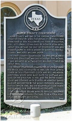 Jasper County Courthouse - Jasper, Texas - Photograph Page 4