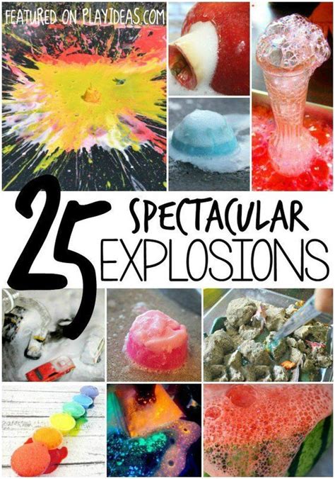 25 Spectacular Explosion Experiments for Kids | Science experiments kids, Fun science, Cool ...