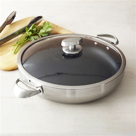 Scanpan® CTQ Nonstick Chef’s Pan with Lid | Sur La Table | Scanpan, Cooking risotto, Cooking