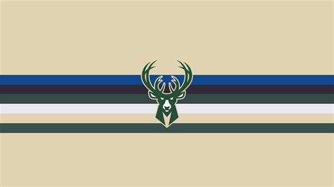 Blue Black Lines Basketball Logo NBA HD Milwaukee Bucks Wallpapers | HD ...