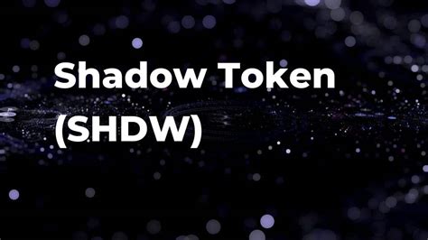 ¿Qué es el token de sombra (SHDW)? Precio, canje, proyecto e información general