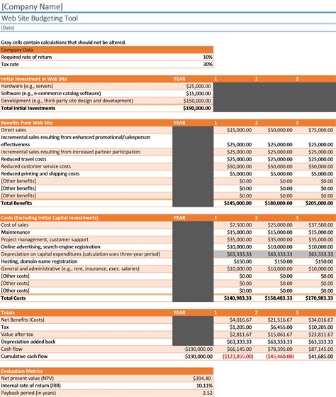 Beautiful Work Software Development Budget Template Hourly Timesheet Excel