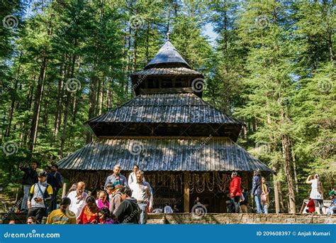 Temple of Hidimba at Manali Editorial Photography - Image of mandir ...