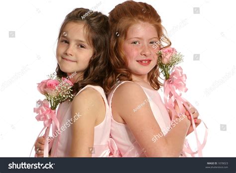 Isolated Sisters In Pink Stock Photo 1078023 : Shutterstock