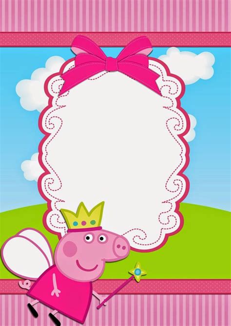 Peppa Pig Birthday Party Invitation - Free Invitation Templates