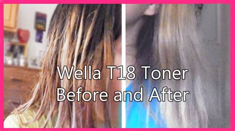 Wella Toner T18 Before and After - YouTube