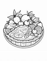 Free Dessert Coloring Page 59  Adventure sketch template
