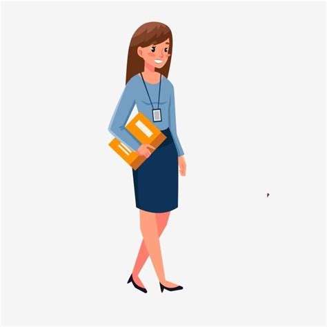 Workplaces Clipart Vector, Workplace Business Woman Design, Woman ...