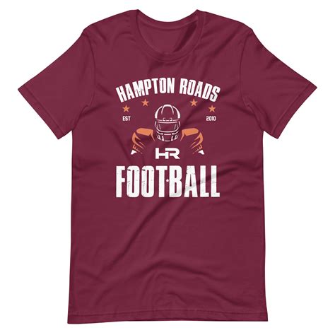 HAMPTON ROADS FOOTBALL (O) CUSTOM Unisex t-shirt – Hampton Roads Hokies